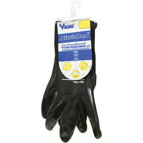 Gants de travail Nitri-Dex, Taille 7, Rev&ecirc;tement Nitrile, Enveloppe en Polyester, EN 388 niveau 1 Distribution Élite MP