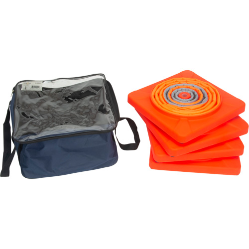 C&ocirc;ne de signalisation repliable, 28" h, Orange Distribution Élite MP