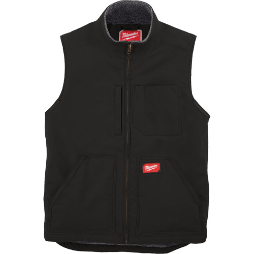 Heavy-Duty Sherpa-Lined Vest, Men's, Small, Black Distribution Élite MP