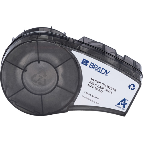 &eacute;tiquettes enveloppantes autoplastifiantes avec ruban, Noir Distribution Élite MP