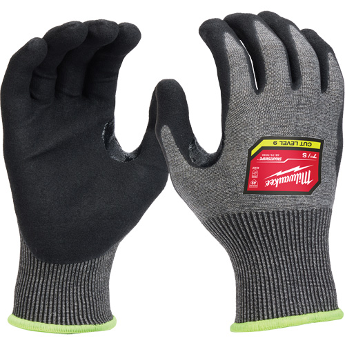 Gants enduits par trempage &agrave; dext&eacute;rit&eacute; &eacute;lev&eacute;e, Taille Petit, Calibre 18, Rev&ecirc;tement Nitrile, Enveloppe en Nylon/Poly&eacute;thyl&egrave;ne/Tungst&egrave;ne, ASTM ANSI niveau A9/EN 388 niveau F Distribution Élite MP