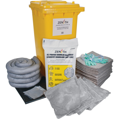 Trousse contre les d&eacute;versements, Universel, Bac, Absorbance de 63 gal. US Distribution Élite MP