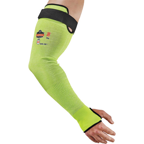 Manche de protection contre la coupe ProFlex 7941-PR, TenaLux, 22", ASTM ANSI niveau A4/EN 388 niveau D, Lime haute visibilit&eacute; Distribution Élite MP