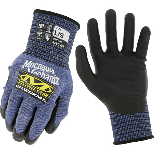 Gants r&eacute;sistants aux coupures SpeeKnit S2EC03, Taille Petit/7, Calibre 18, Rev&ecirc;tement Ur&eacute;thane, Enveloppe en PEHP/Tungst&egrave;ne, ASTM ANSI niveau A7/EN 388 niveau F Distribution Élite MP