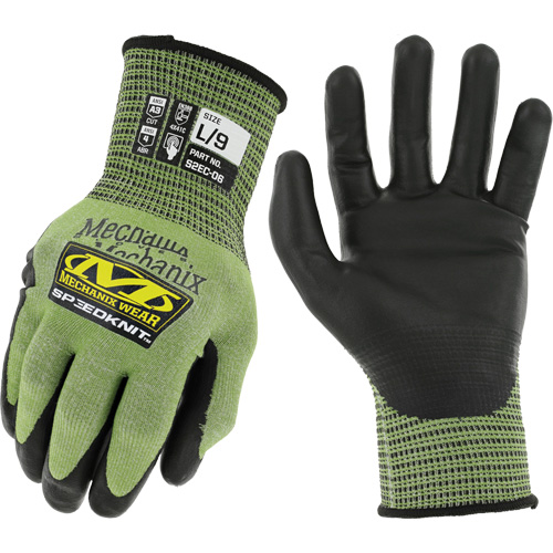 Gants r&eacute;sistants aux coupures SpeeKnit S2EC06, Taille Petit/7, Calibre 18, Rev&ecirc;tement Ur&eacute;thane, Enveloppe en PEHP/Tungst&egrave;ne, ASTM ANSI niveau A4/EN 388 niveau D Distribution Élite MP