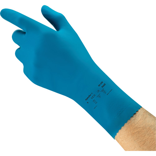 Gants r&eacute;sistants aux produits chimiques AlphaTec 88-356 pour l'industrie alimentaire, Taille 7, 12" lo, Latex de caoutchouc, 17 mils Distribution Élite MP