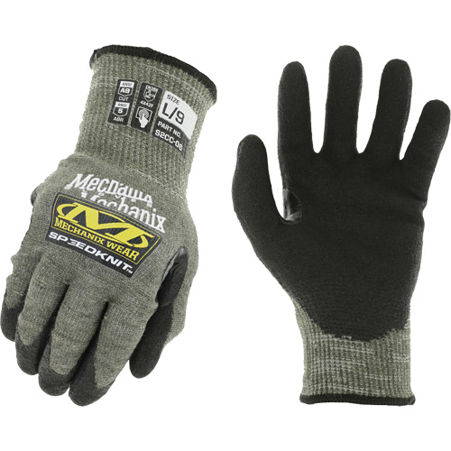 Gants de travail Speedknit, Taille 7, Calibre 13, Rev&ecirc;tement Ur&eacute;thane, Enveloppe en PEHP/Tungst&egrave;ne, ASTM ANSI niveau A9 Distribution Élite MP