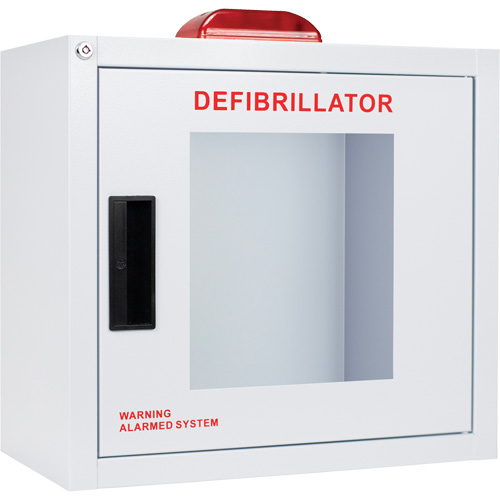 Grande armoire standard pour DEA avec alarme & stroboscope, Zoll AED Plus/Zoll AED 3/Cardio-Science/Physio-Control Pour, Non m&eacute;dical Distribution Élite MP