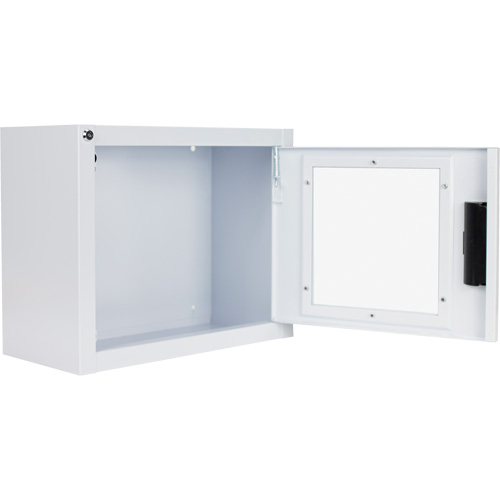 Armoire compacte standard pour DEA avec alarme, Philips/Defibtech/Heartsine Pour, Non m&eacute;dical Distribution Élite MP