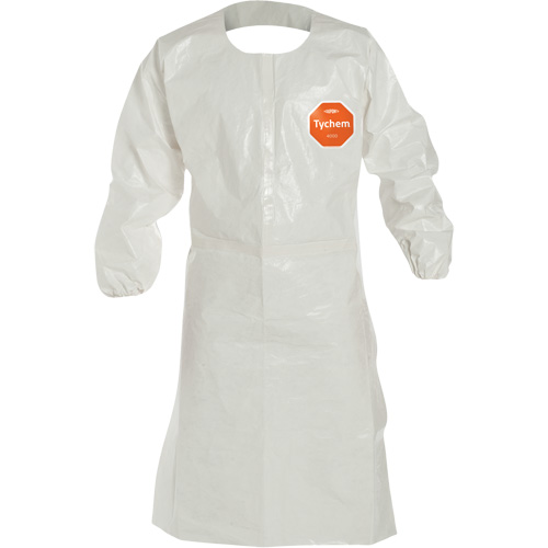 Disposable Sleeved Apron, Tychem&reg; 4000, White, 44" L Distribution Élite MP
