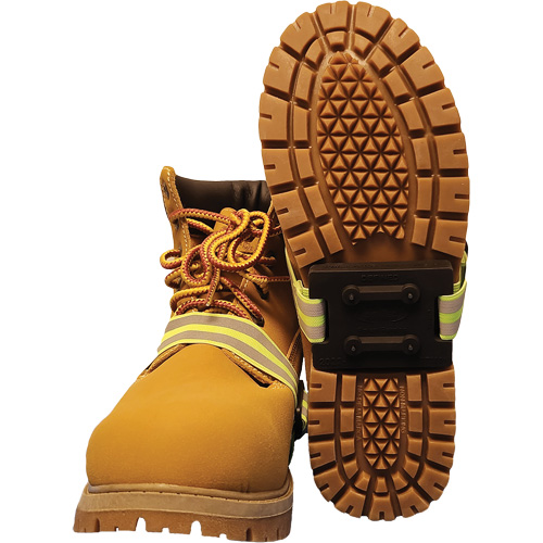 Dispositif de traction &agrave; semelle interm&eacute;diaire avec talon d&eacute;fini Icetred, Caoutchouc/Carbure de tungst&egrave;ne, Traction Crampon, Taille unique Distribution Élite MP