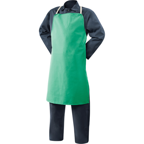 Tablier en coton ignifuge Weldlite, Salopette, 36" lo, Vert Distribution Élite MP