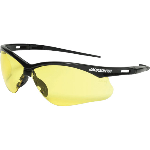 Lunettes de s&eacute;curit&eacute;, Lentille Ambr&eacute;e, Anti-&eacute;gratignures, ANSI Z87+/R&eacute;pond ou surpasse la norme CSA Z94.3 Distribution Élite MP