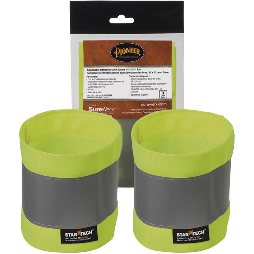 141A Brassards ajustables haute visibilit&eacute; Distribution Élite MP