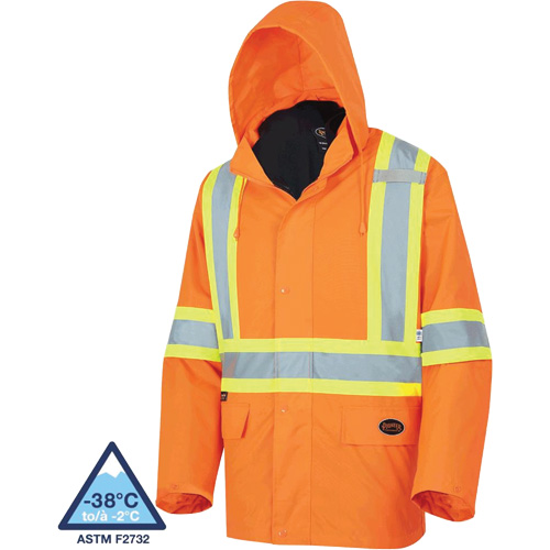 5632 The Rock 3-in-1 Parka, High Visibility Orange, X-Small Distribution Élite MP