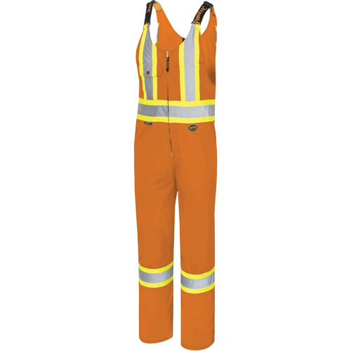 6617T Overalls, Polyester, 40, High Visibility Orange Distribution Élite MP