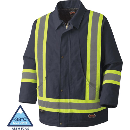 5535A Quilted Duck Parka, Navy Blue, Small Distribution Élite MP
