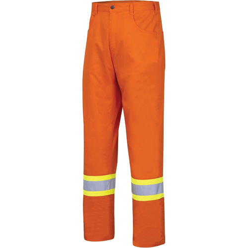 4461 Ultra-Cool Safety Pants, Cotton, 30, High Visibility Orange Distribution Élite MP