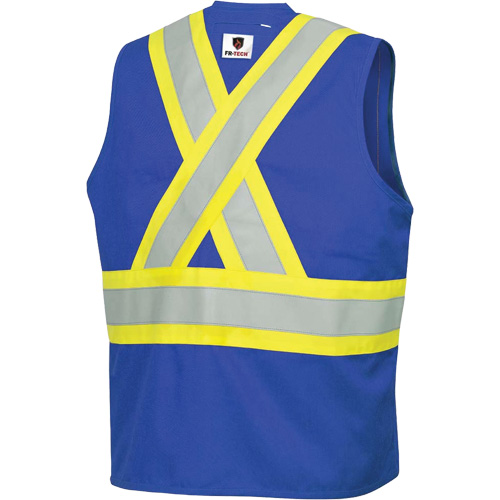 7730 FR-Tech&reg; Flame-Resistant Arc Safety Vest, Small, Royal Blue, 10 cal/cm² Distribution Élite MP