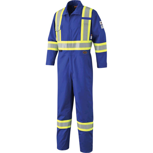7704 FR-Tech&reg; High-Visibility Coveralls, Size 42, Royal Blue, 10 cal/cm²/9.7 cal/cm² Distribution Élite MP