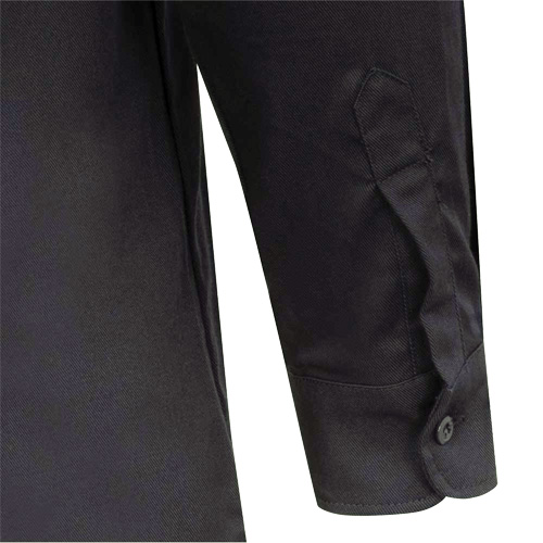 7742 FR-Tech&reg; Flame-Resistant Safety Shirt, Small, Navy Blue Distribution Élite MP