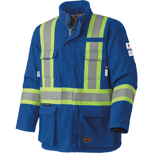 5523 Manteau de s&eacute;curit&eacute; ignifuge, Petit, Bleu royal, 58 cal/cm² Distribution Élite MP