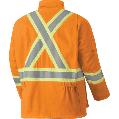 5533 Manteau de s&eacute;curit&eacute; ignifuge, Petit, Orange haute visibilit&eacute;, 58 cal/cm² Distribution Élite MP