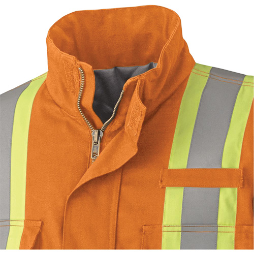 5533 Manteau de s&eacute;curit&eacute; ignifuge, Petit, Orange haute visibilit&eacute;, 58 cal/cm² Distribution Élite MP