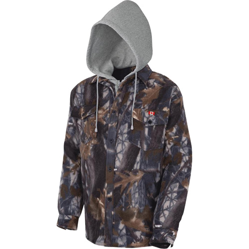 415CM Quilted Hooded Shirt, Men's, X-Small, Multi-Colour Distribution Élite MP