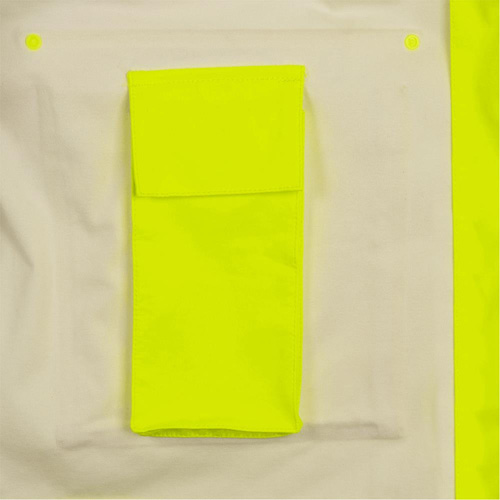 5881 Manteau de pluie ignifuge et protection contre les &eacute;clats d'arc &eacute;lectrique, T-petit, Jaune haute visibilit&eacute;, 10 cal/cm² Distribution Élite MP