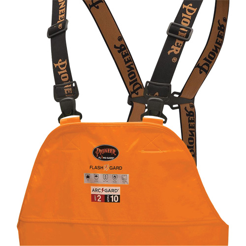 5882 FR/Arc-Rated Waterproof Safety Bib Pants, X-Small, High Visibility Orange Distribution Élite MP