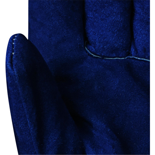 630 Gants d'appareilleur isol&eacute;s bleus, Taille unique, Paume en Cuir de vache refendu, Doublure en Boa Distribution Élite MP