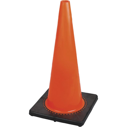 183P C&ocirc;ne de s&eacute;curit&eacute; flexible de premi&egrave;re qualit&eacute;, 28", Orange Distribution Élite MP