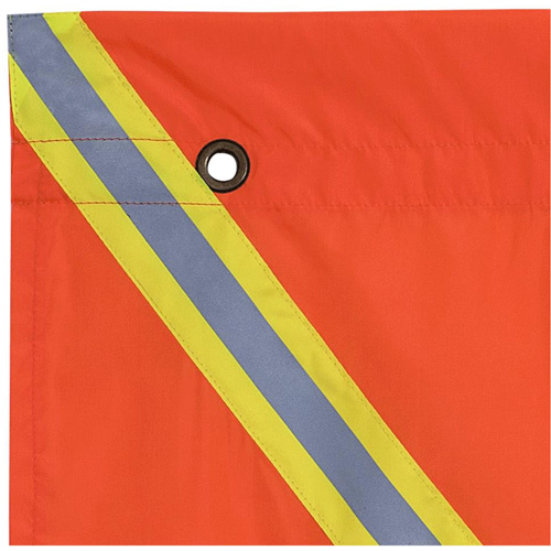353 Drapeau avec bande r&eacute;fl&eacute;chissante, Polyester Distribution Élite MP