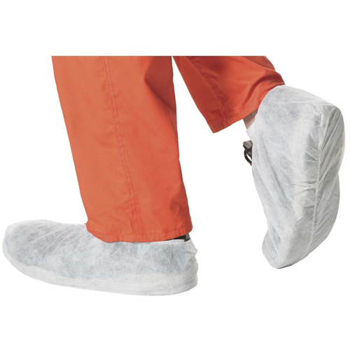 2022 Disposable Shoe Covers, One Size, Polypropylene, White Distribution Élite MP