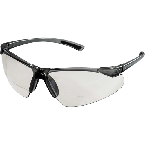 XM340RX Lunettes de s&eacute;curit&eacute; avec grossissement 2X, Lentille Transparent, Anti-&eacute;gratignures, ANSI Z87+/R&eacute;pond ou surpasse la norme CSA Z94.3 Distribution Élite MP