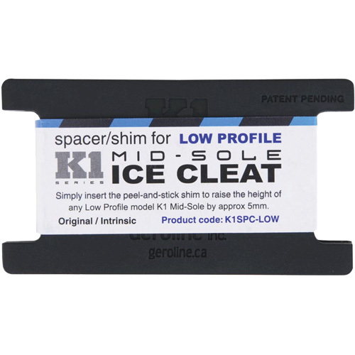 Cale mince pour crampons &agrave; glace pour la partie centrale K1 Distribution Élite MP