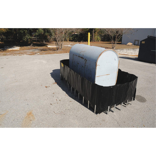 Conteneur flexible pour r&eacute;servoir de carburant avec drain Ultra-275 Containment Sump, 102" lo x 48" la, 400 gal. US Capacit&eacute; Distribution Élite MP
