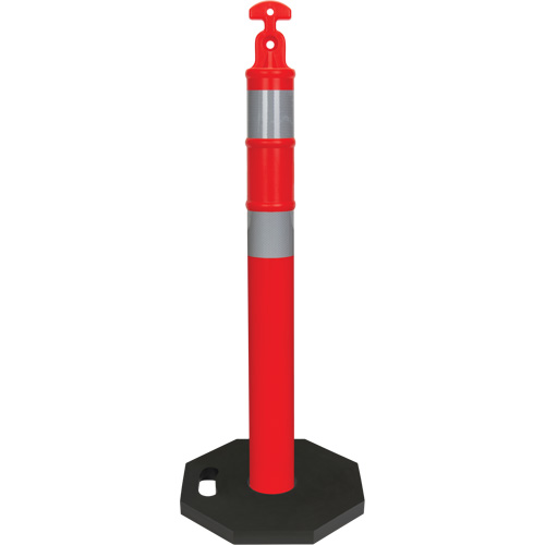 High-Visibility Delineator Post Kit, 42" H, Orange Distribution Élite MP