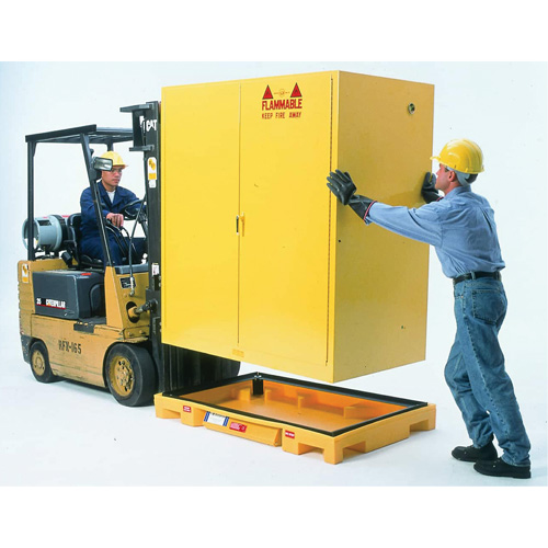 Double Drum Ultra-Safety Cabinet Bladder System, 63" lo x 38,5" la x 6,3" h, Capacit&eacute; de charge 3000 lb Distribution Élite MP