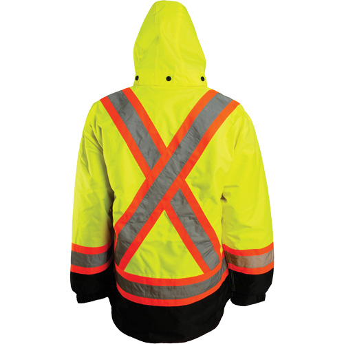 Veste 7 en 1, Polyester, Orange haute visibilit&eacute;, Petit Distribution Élite MP