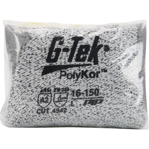 G-Tek&reg; Seamless Knit Cut-Resistant Gloves, Size X-Small, 13 Gauge, Polyurethane Coated, PolyKor&reg; Shell, ASTM ANSI Level A2/EN 388 Level B Distribution Élite MP