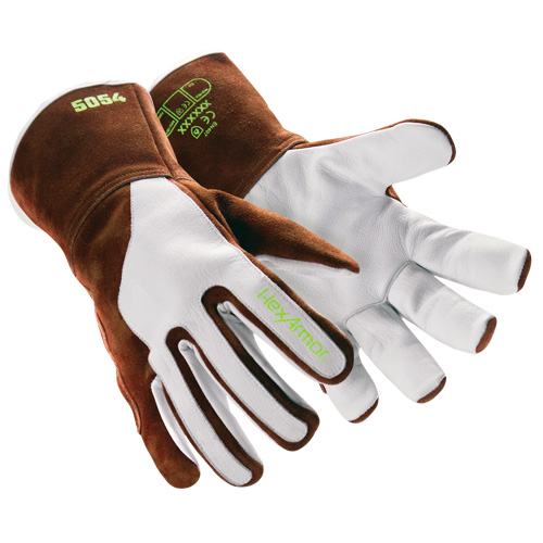 Gants de soudage HeatArmor 5054, Cuir fleur de ch&egrave;vre, Taille Petit/7 Distribution Élite MP