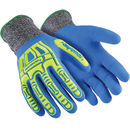 Gants r&eacute;sistants aux coupures Rig Lizard Fluid 7102, Taille 5/2T-petit, Calibre 13, Rev&ecirc;tement Nitrile, Enveloppe en Fibre de verre/PEHP, ASTM ANSI niveau A4 Distribution Élite MP