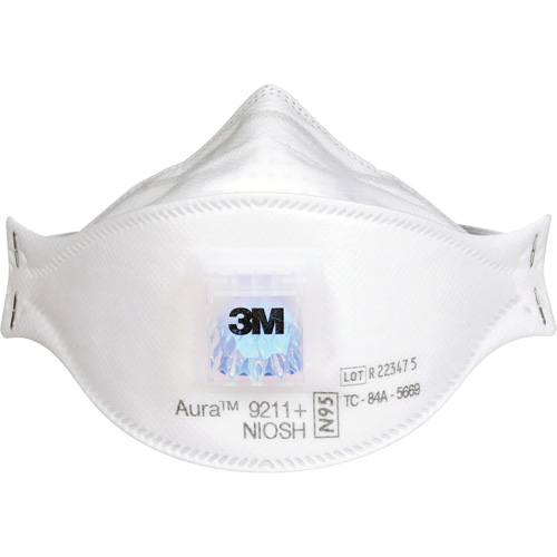 Aura 9211+ Particulate Respirator, N95, NIOSH Certified Distribution Élite MP