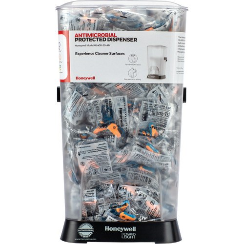 Distributeur de bouchons doreille filaires HL400 AM avec boîte de bouchons doreille LT-30 Distribution Élite MP