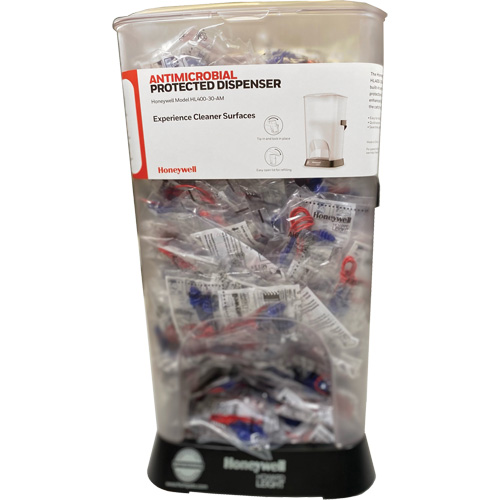 Distributeur de bouchons doreille filaires HL400 AM avec boîte de bouchons doreille AS-30R Distribution Élite MP
