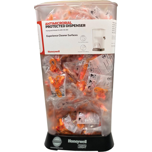 Distributeur de bouchons doreille filaires HL400 AM avec boîte de bouchons doreille TFP-30 Distribution Élite MP