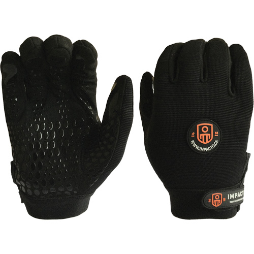 Gants de m&eacute;canicien anti-chocs, 7/Petit, Paume en Synth&eacute;tique/Su&egrave;de, Poignet &eacute;lastique/Boucle et crochet Distribution Élite MP