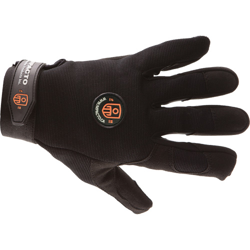Gants de m&eacute;canicien anti-chocs, 7/Petit, Paume en Synth&eacute;tique/Su&egrave;de, Poignet &eacute;lastique/Boucle et crochet Distribution Élite MP